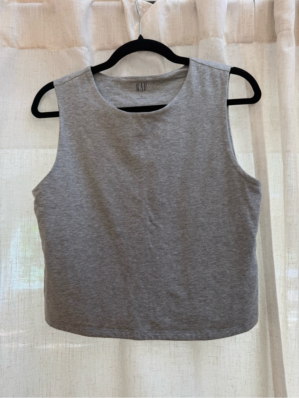 GAP Women's Heather Gray Sleeveless Tank